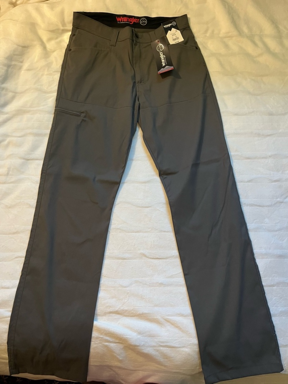Wrangler Men's Dark Gray Cargo Performance Pants
